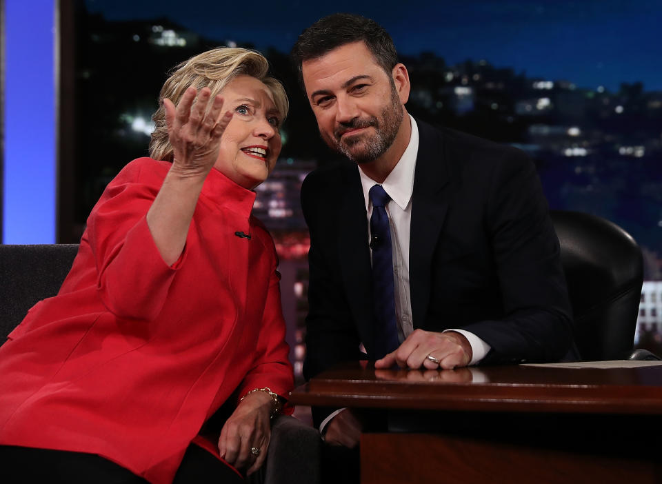 Hillary Clinton went on ‘Jimmy Kimmel’ and addressed some seriously insane rumors