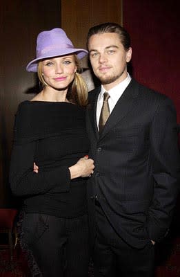 Cameron Diaz and Leonardo DiCaprio at the New York premiere of Miramax's Gangs of New York