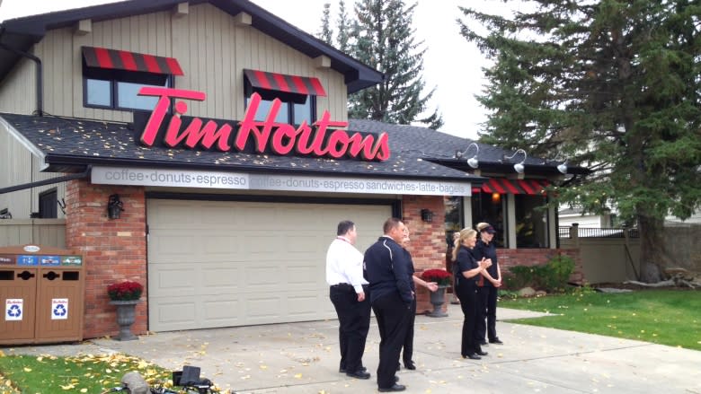 Tim Hortons house in Calgary delights neighbours