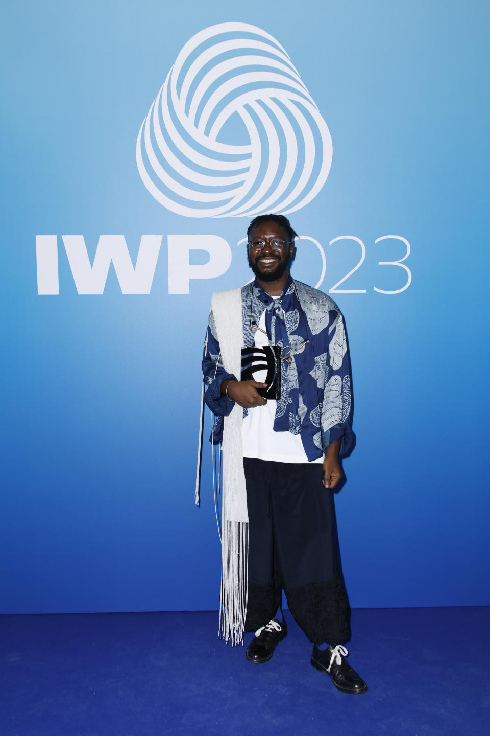 PARIS, FRANCE - MAY 15: Adeju Thompson of Lagos Space Programme attends the International Woolmark Prize 2023 at Le Petit Palais on May 15, 2023 in Paris, France. (Photo by Julien M. Hekimian/Getty Images for The Woolmark Company)