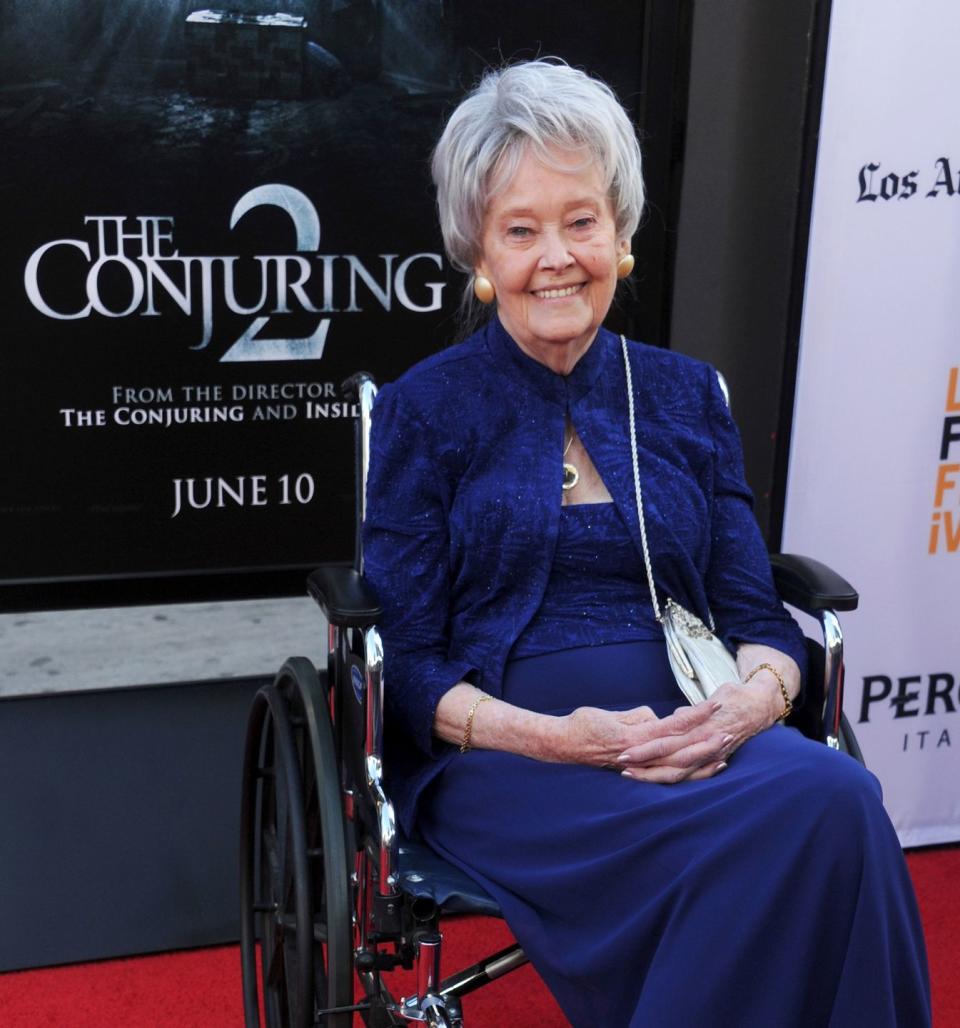 lorraine warren, pictured in 2016 at the conjuring 2 premiere