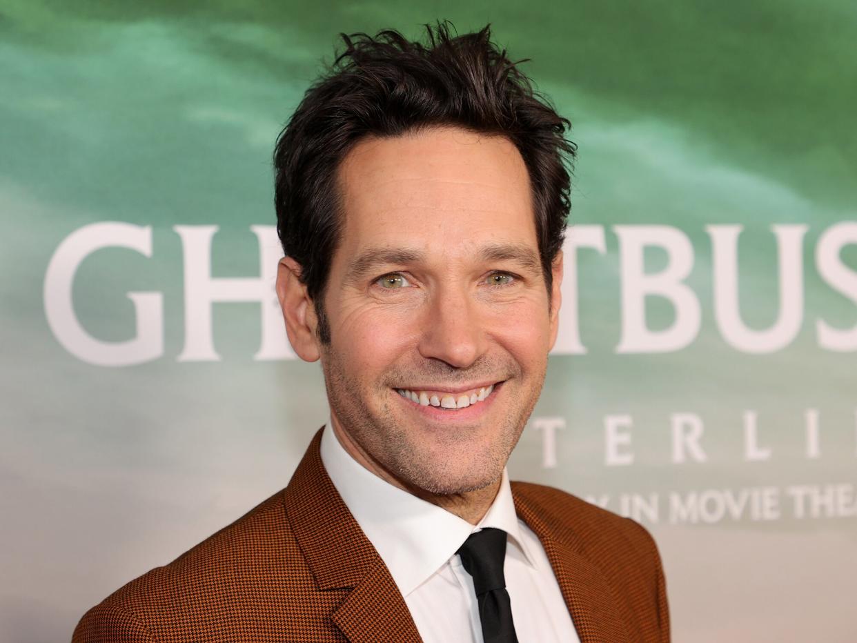 Paul Rudd attends the GHOSTBUSTERS: AFTERLIFE World Premiere on November 15, 2021 in New York City