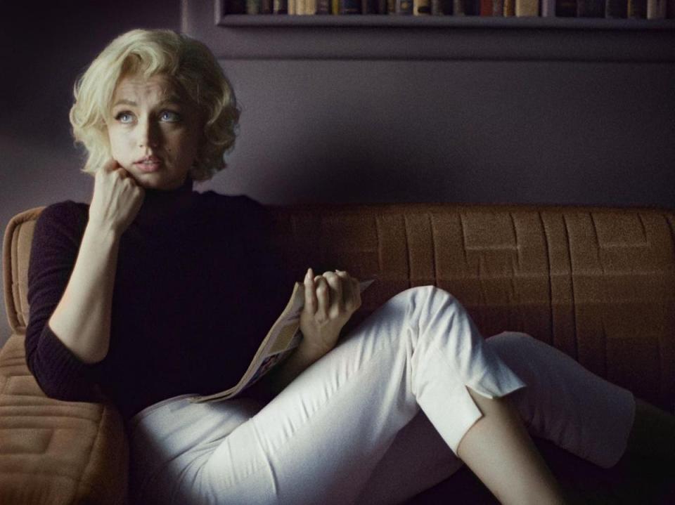 Ana De Armas in Blonde playing Marilyn Monroe (@ana_d_armas/Instagram)