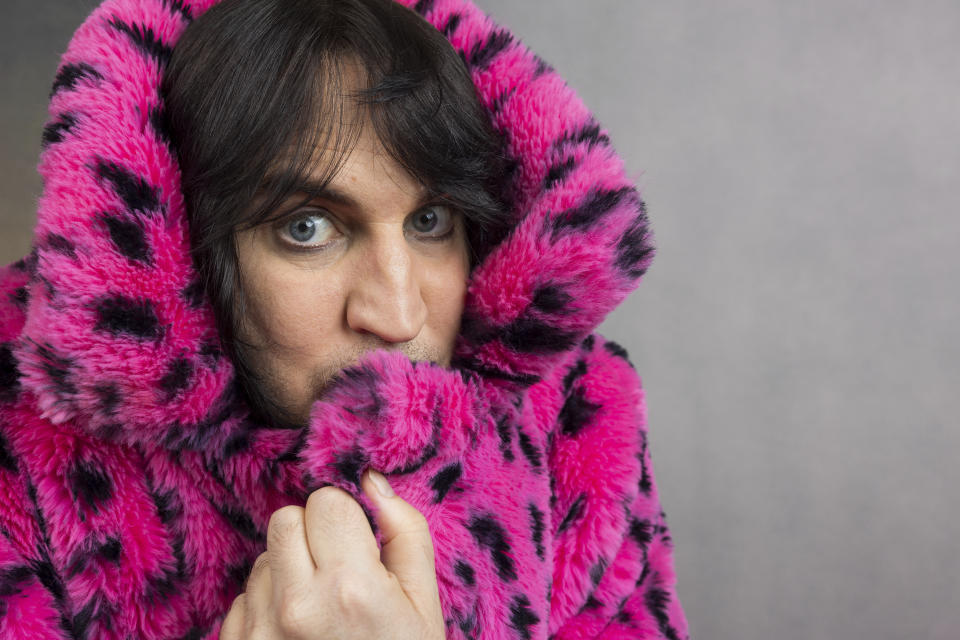 Executive producer/cast member Noel Fielding poses for a portrait to promote the Apple TV+ television series "The Completely Made-Up Adventures of Dick Turpin" during the Winter Television Critics Association Press Tour on Monday, Feb. 5, 2024, at The Langham Huntington Hotel in Pasadena, Calif. (Willy Sanjuan/Invision/AP)