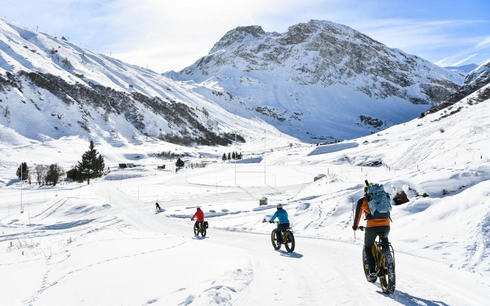 Fat bikes are an alternative way to explore the slopes