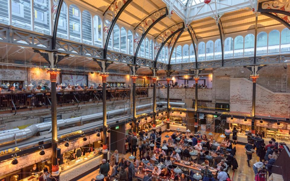 Mackie Mayor Dining Hall in Manchester