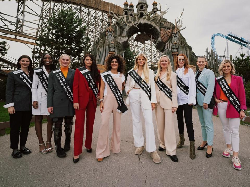 Alle zehn Finalistinnen auf einen Blick.  (Bild: Miss Germany)