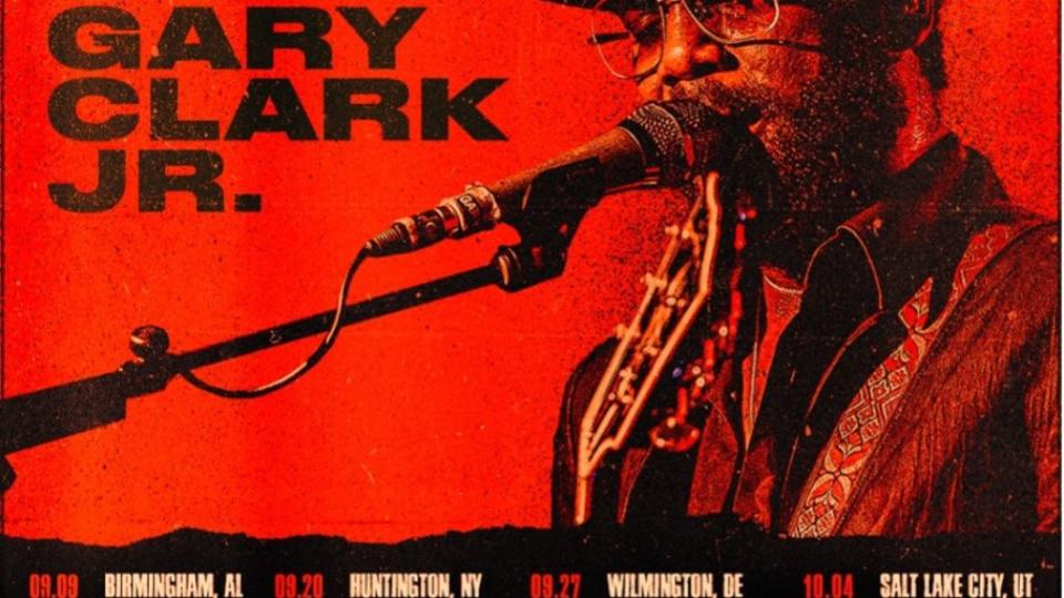 gary clark jr 2022 us headlining tour poster