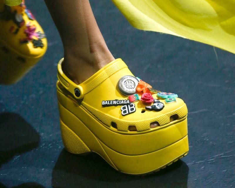 Balenciaga Plateau-Crocs