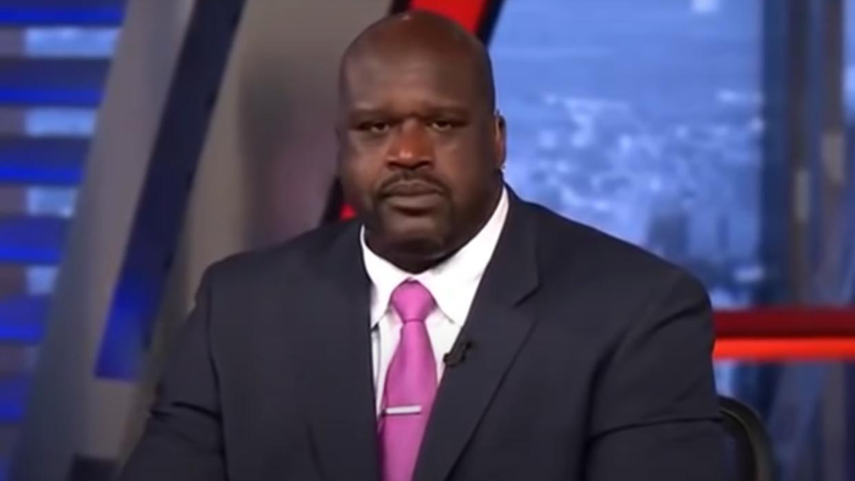  Shaquille O'Neal on Inside the NBA. 