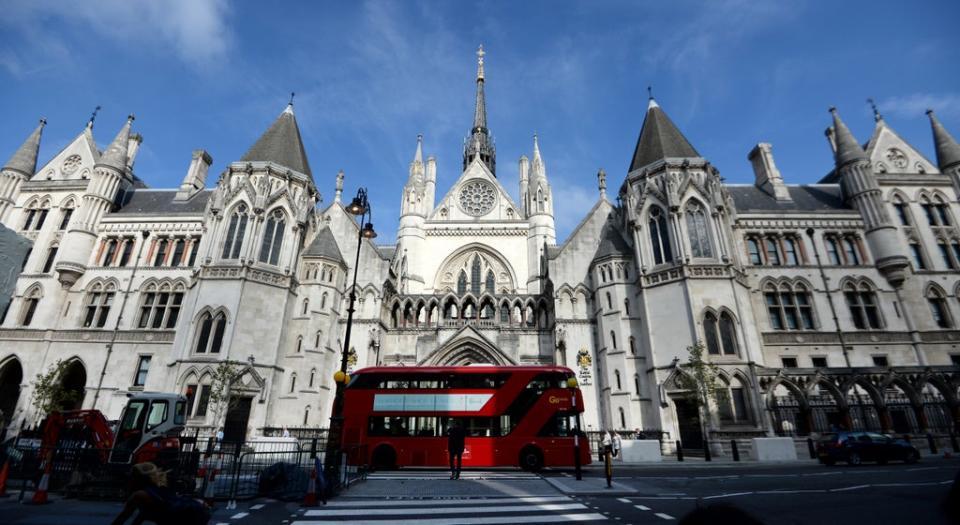 The Royal Courts of Justice (PA Archive)