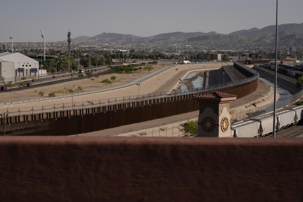 The Rio Grande runs between Ciudad Juarez, Mexico, and El Paso.