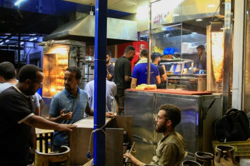 Khartoum residents flock to restaurants serving Syrian delicacies, making it often hard to find a table at restaurants in the Sudanese capital's Kafouri district