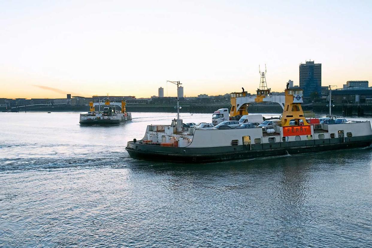 The Woolwich Ferry in east London