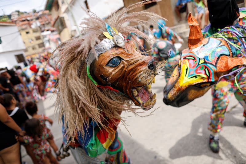 Foto del jueves de los "Diables Danzantes" de Venezuela en Naiguata