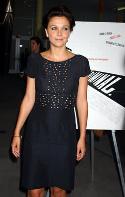  Premiere: <a href="/movie/contributor/1800360995" data-ylk="slk:Maggie Gyllenhaal;elm:context_link;itc:0;sec:content-canvas" class="link ">Maggie Gyllenhaal</a> at the Hollywood premiere of Warner Independent Pictures' <a href="/movie/1808580387/info" data-ylk="slk:Criminal;elm:context_link;itc:0;sec:content-canvas" class="link ">Criminal</a> - 8/30/2004<br>Photo: <a href="http://www.wireimage.com/" rel="nofollow noopener" target="_blank" data-ylk="slk:Albert L. Ortega, WireImage.com;elm:context_link;itc:0;sec:content-canvas" class="link ">Albert L. Ortega, WireImage.com</a>