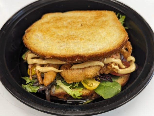 Fried soft-shell crab B.L.T. from HT's Sand Bar & Bistro in Ponce Inlet.