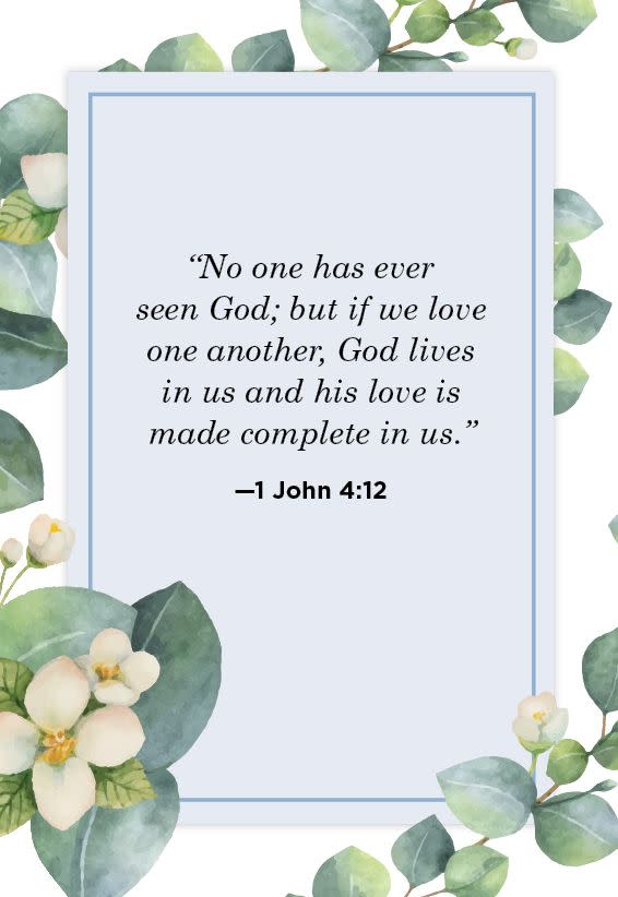 5) 1 John 4:12