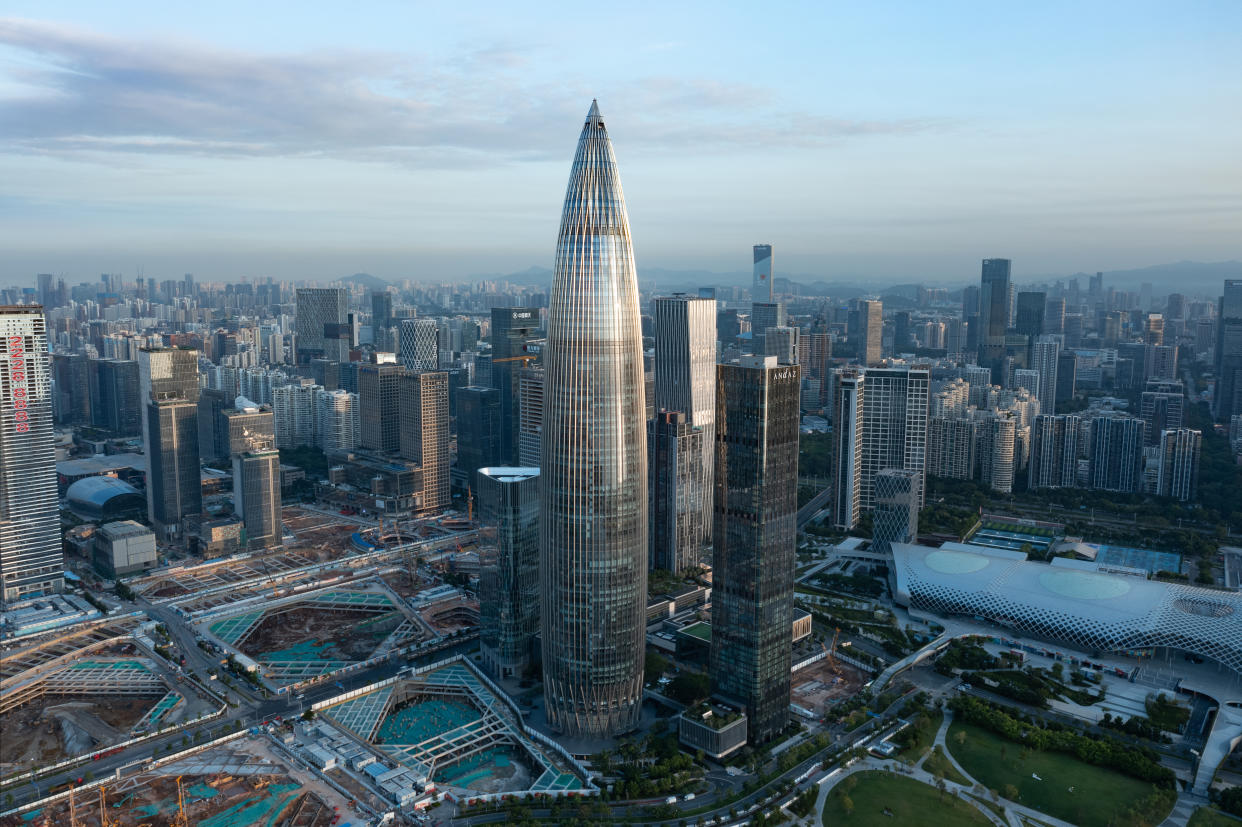 Shenzhen city skyline. (Photo: Gettyimages)