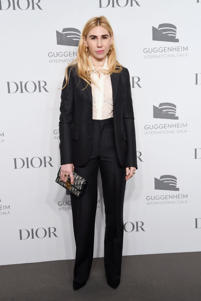 Zosia Mamet at the Guggenheim International Gala Pre-Party