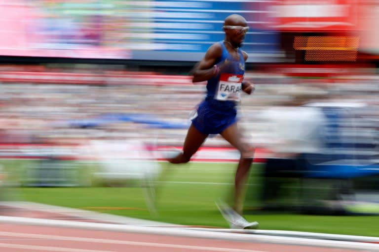 Britain's Mo Farah, who ran the third-fastest time in history in Beijing last year, crossed the line in 22.13sec – half a second ahead of American Tiffany Townsend at the Diamond League event in London on July 23, 2016