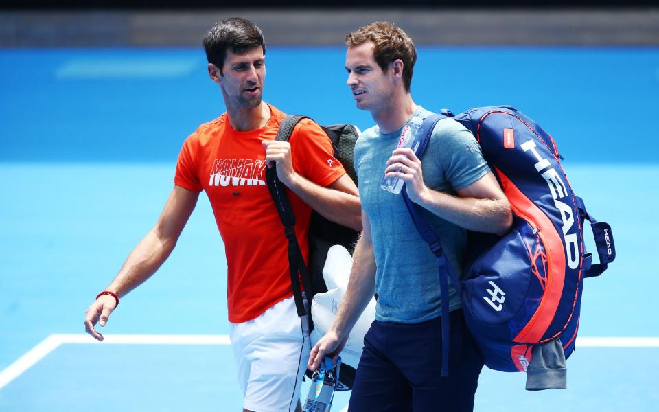 Andy Murray and Novak Djokovic have been long-term friends and rivals - GETTY IMAGES