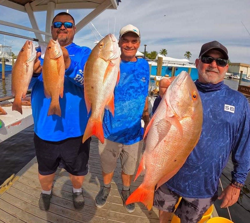 Mutton snapper was the catch of the day offshore of Stuart Oct. 22, 2023 with the Safari I party boat led by Capt. Rocky Carbia.