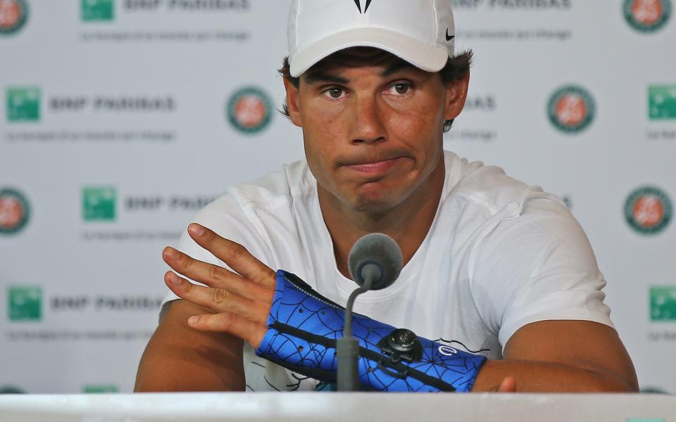 Nadal injuries - Credit: AP