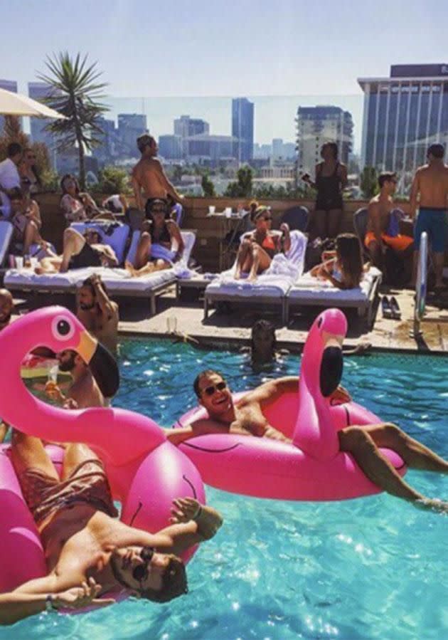 The epic parties at 60's pool. Photo: Instagram