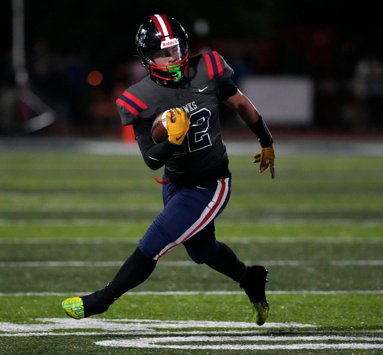 Running back Robert Lathon is one of the top playmakers for Hartley.