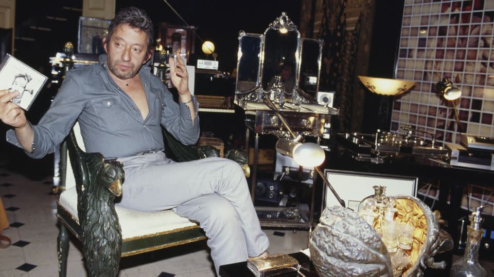 Serge Gainsbourg, pictured at the house in February 1991  - Jerome Prebois/Sygma/Getty Images
