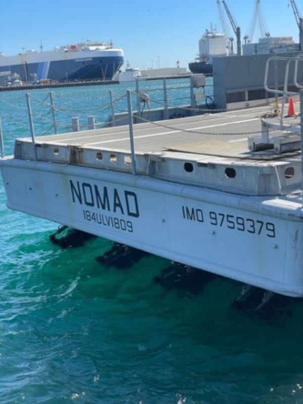 A view of Nomad's stern. <em>GSA</em>