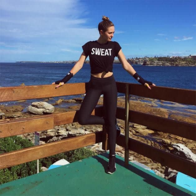 Jesinta Campbell has shared her fitness secrets. Image: Instagram