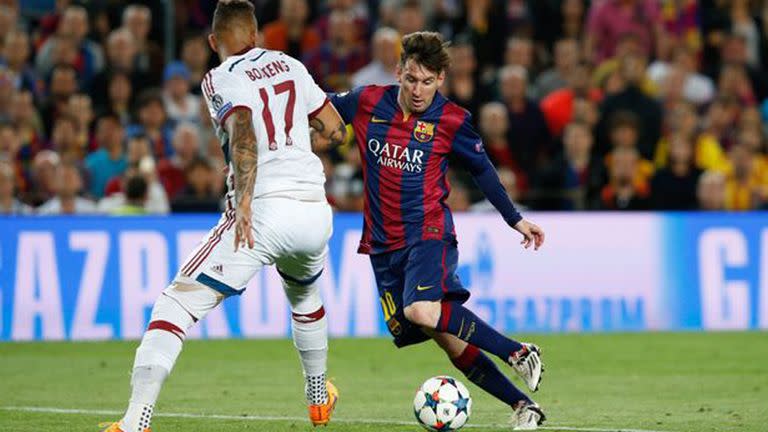 Lionel Messi y la jugada con Boateng que quedó guardada para la historia