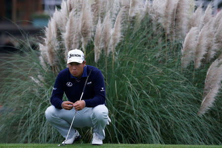 Hideki Matsuyama of Japan in action. Golf - WGC-HSBC Champions Golf Tournament - Shanghai, China- 28/10/16. REUTERS/Aly Song