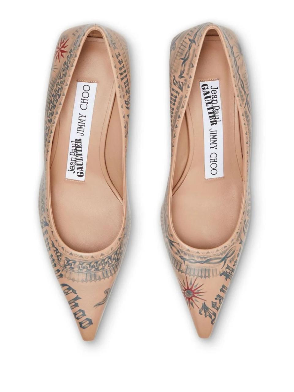 Julia Fox, Miami, pumps, Jimmy Choo, Jean Paul Gaultier, tattoo, neutral, leather