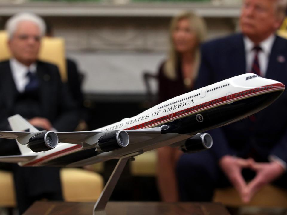 New Air Force One Model at the White House