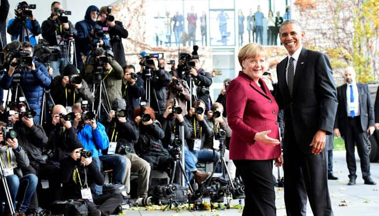 Barack Obama and German Chancellor Angela Merkel developed a strong partnership during the US president's tenure