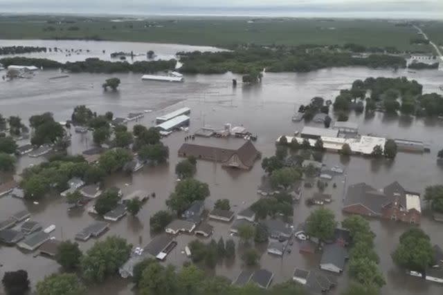 <p>Sioux County Sheriff via AP</p> This image provided by Sioux County Sheriff shows City of Rock Valley, Iowa on June 22, 2024