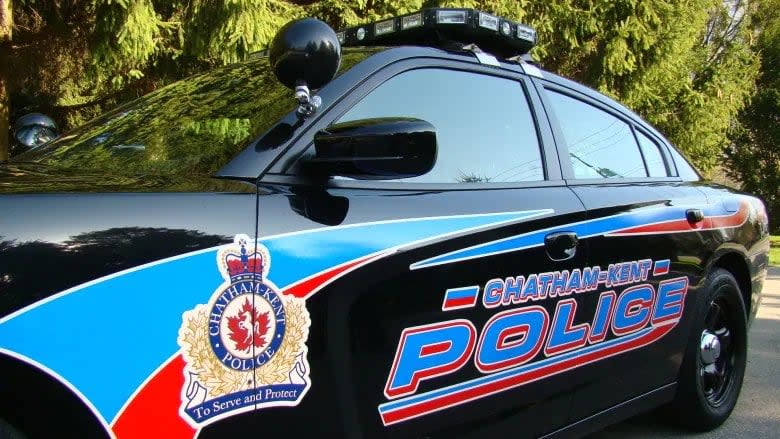 A Chatham-Kent police cruiser pictured in a 2023 file photo. (Chatham-Kent Police Service - image credit)