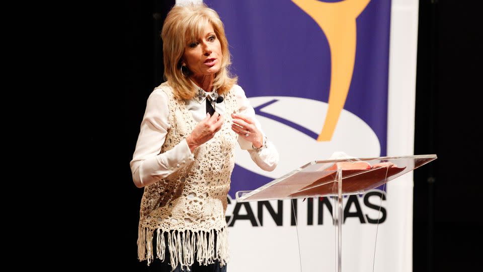 Evangelist and author Beth Moore speaks at an event on October 6, 2014, in Nashville, Tennessee. - Terry Wyatt/Getty Images