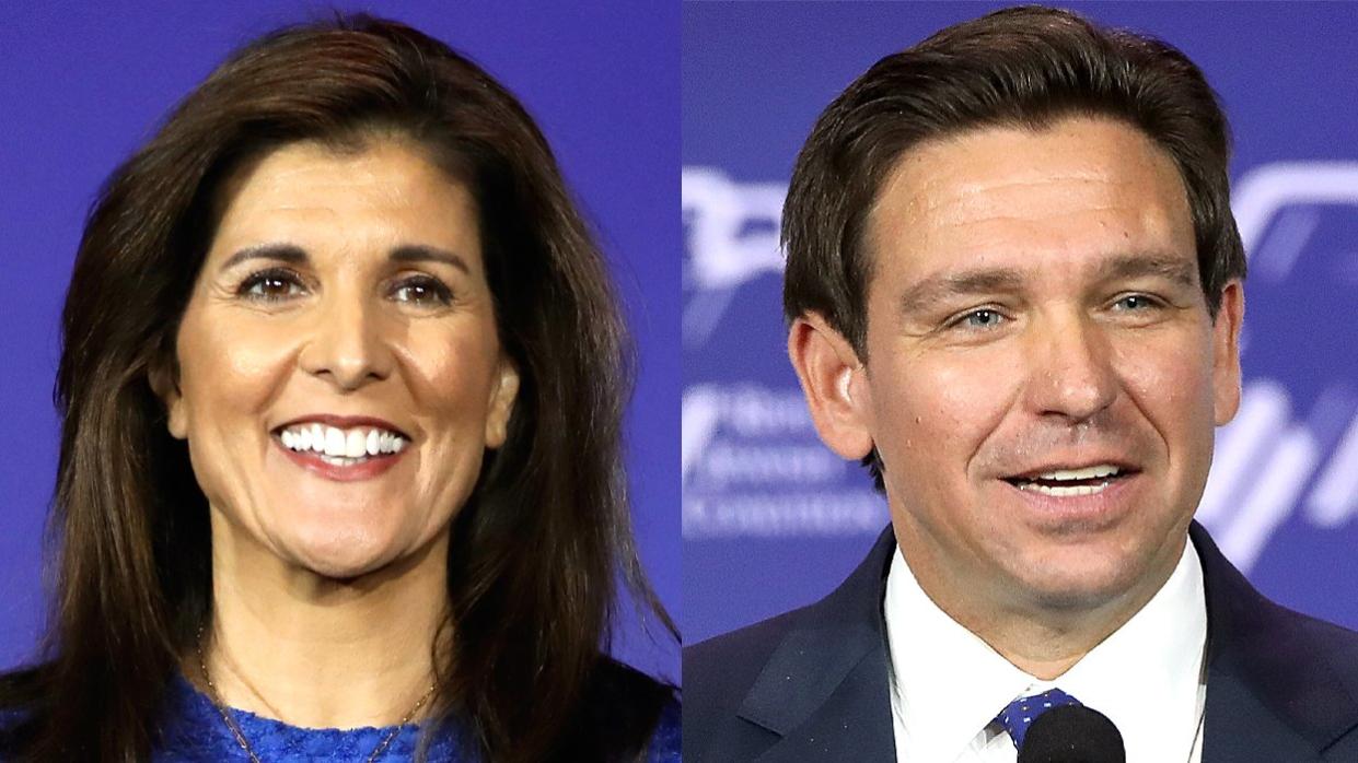 Nikki Haley Ron DeSantis Republican Debate