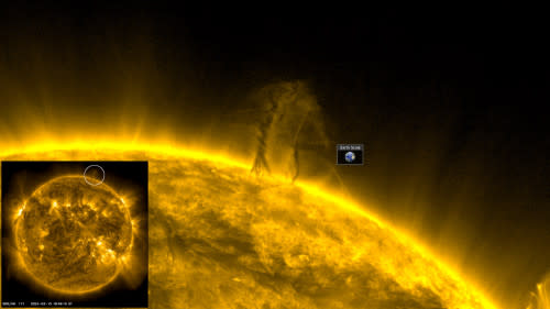 NASA spotted a massive magnetic tornado swirling on the Sun