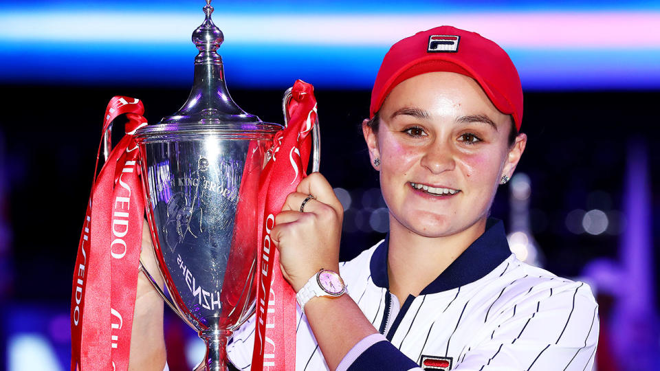 Ash Barty is $6.4m richer after winning the WTA Finals. 