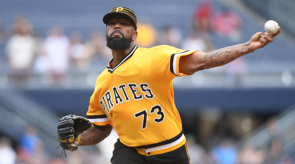 Felipe Vazquez was denied bail and charged with multiple counts of child pornography and unlawful sexual contact with a minor on Tuesday. (Justin Berl/Getty Images)