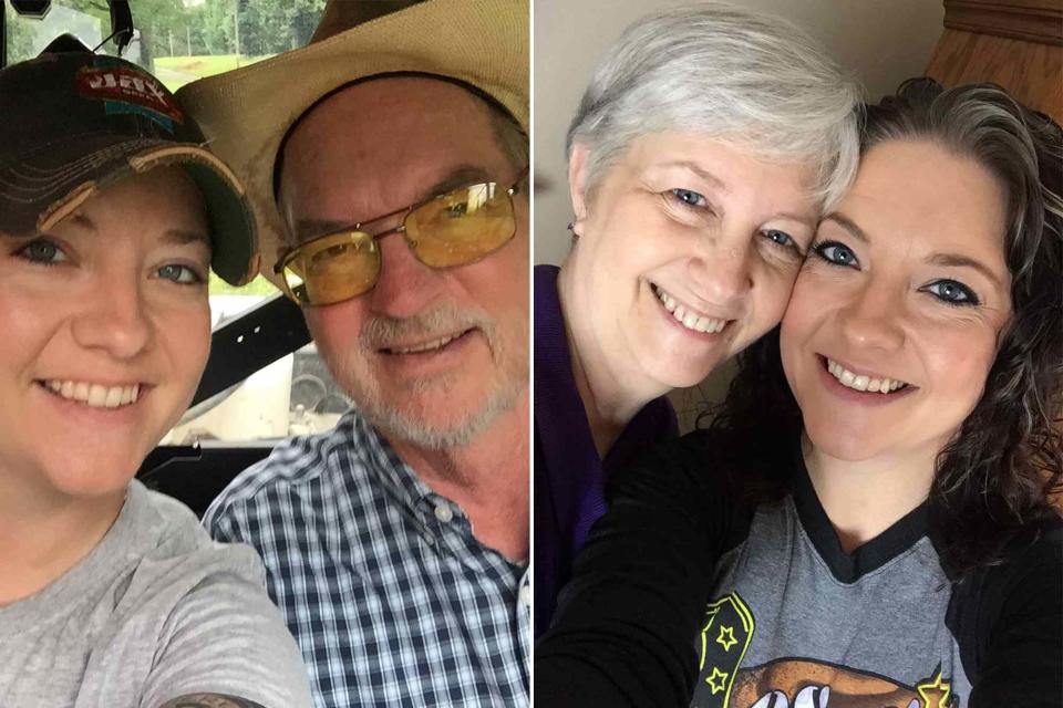 <p>Ashley McBryde Instagram </p> Left: Ashley McBryde and her dad William. Right: Ashley McBryde and her mom Martha.