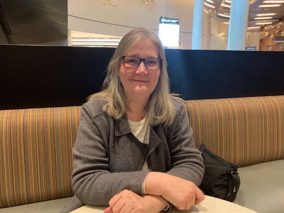 Amy Hennig at the DICE Summit in Las Vegas.