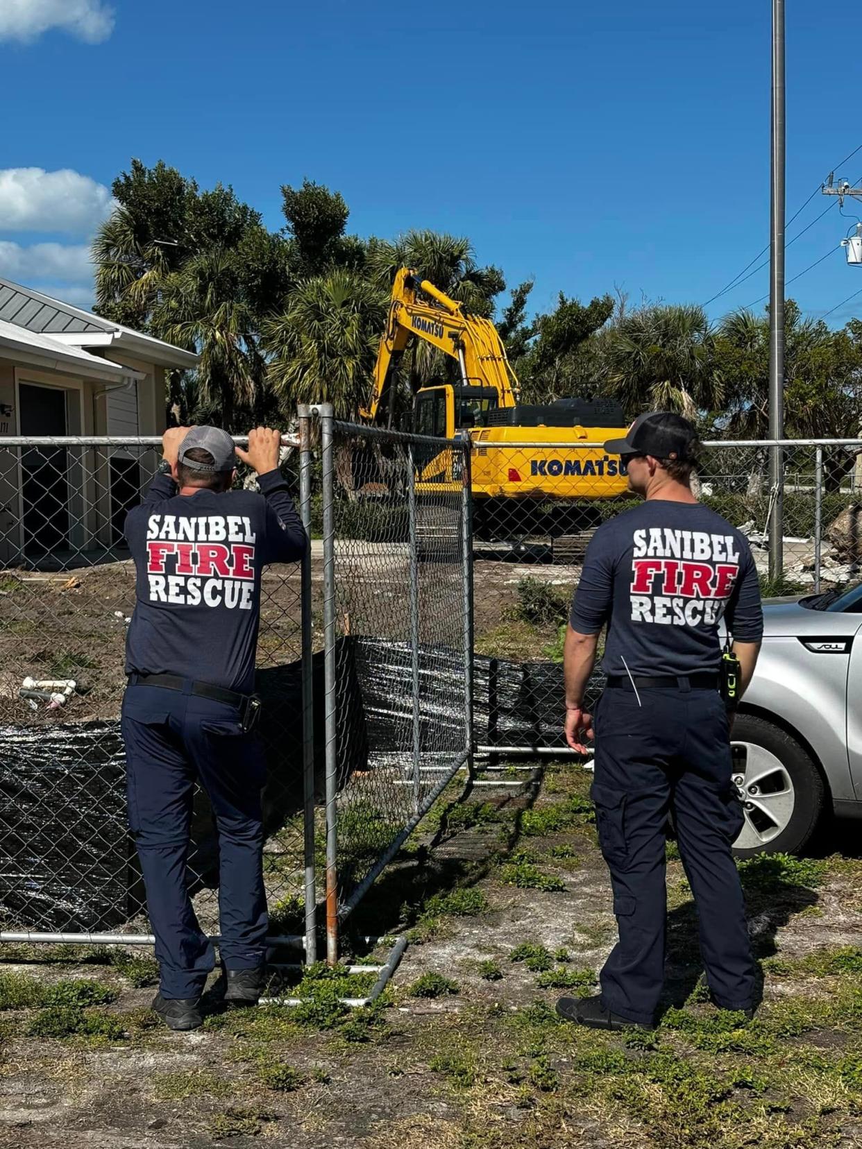 Sanibel's Fire Station 172 was demolished Feb. 10, 2024.