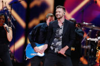 <p>Tatsächlich stand auch Justin Timberlake schon auf der ESC-Bühne – aber nicht als Teilnehmer, sondern als Stargast in Stockholm 2016. Dort feierte seine neue Single “Can’t Stop The Feeling” Weltpremiere. (Bild: Getty Images) </p>