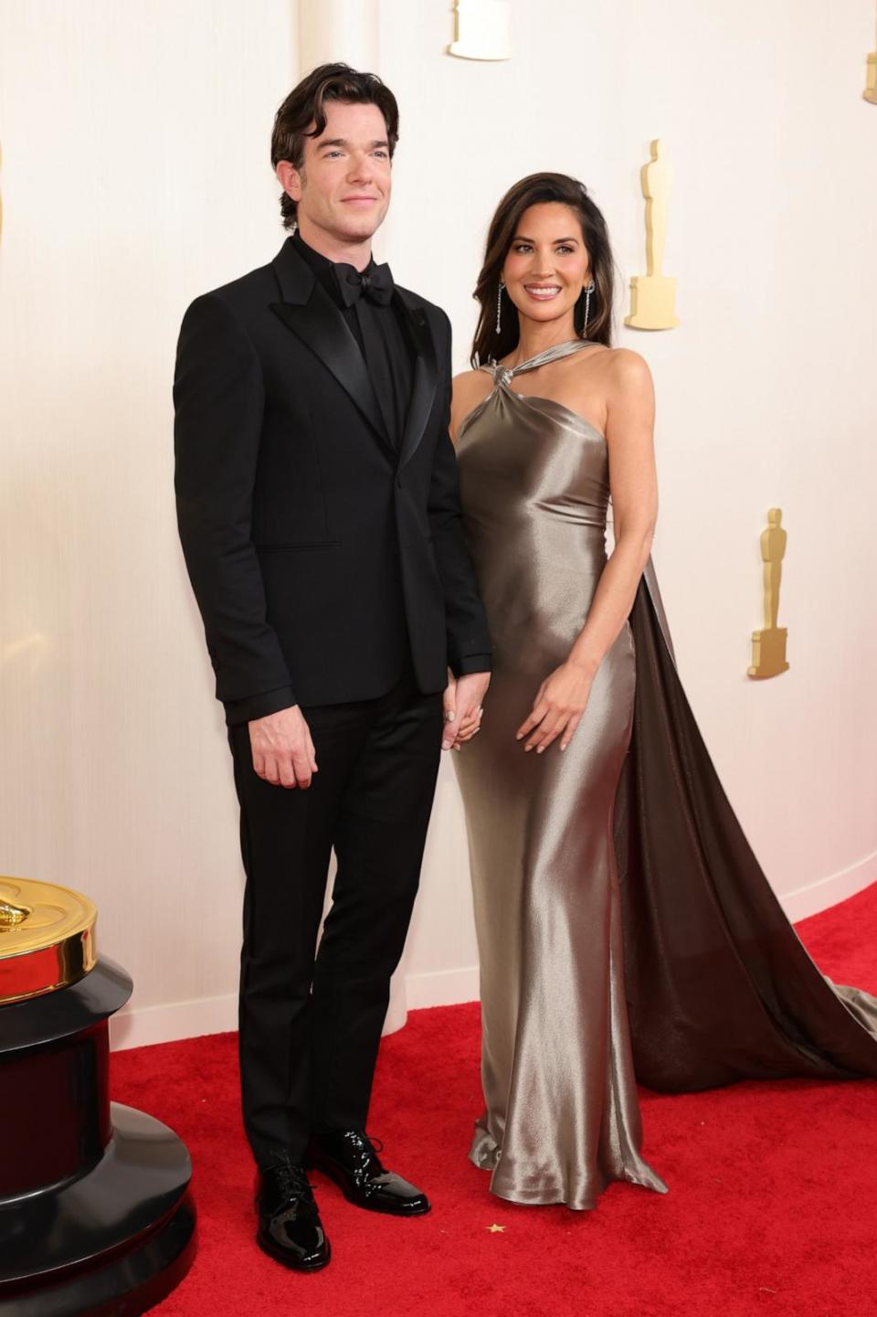 PHOTO: (L-R) John Mulaney and Olivia Munn attend the 96th Annual Academy Awards on March 10, 2024 in Hollywood. (Arturo Holmes/Getty Images)